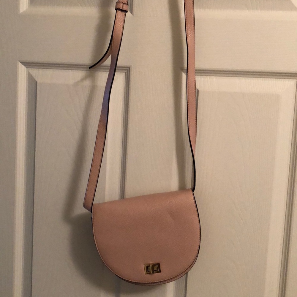 Pink crossbody bag